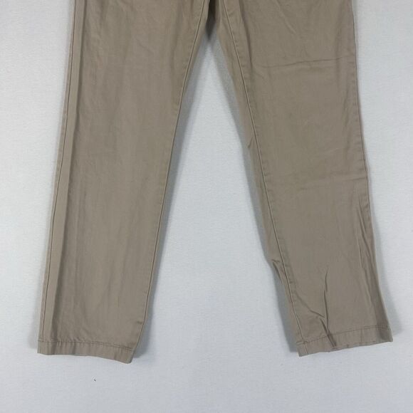 Old Navy Broken In Khaki Pants Mens 28x30 Straight Leg Cotton Rolled Oats Casual - Picture 3 of 15
